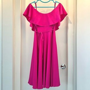 👒 CeCe pink flowy & flattering dress 🌺